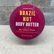Trader Joe&#39;s Brazil Nut Body Butter 8oz Sealed New Seasonal Item HTF Rare - £15.81 GBP