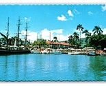 Barche IN Lahaina Porto Maui Hawaii Hi Unp Cromo Cartolina V9 - $4.04