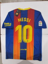 Lionel Messi Barcelona La Liga El Clasico Stadium Fourth Soccer Jersey 2020-2021 - £79.75 GBP