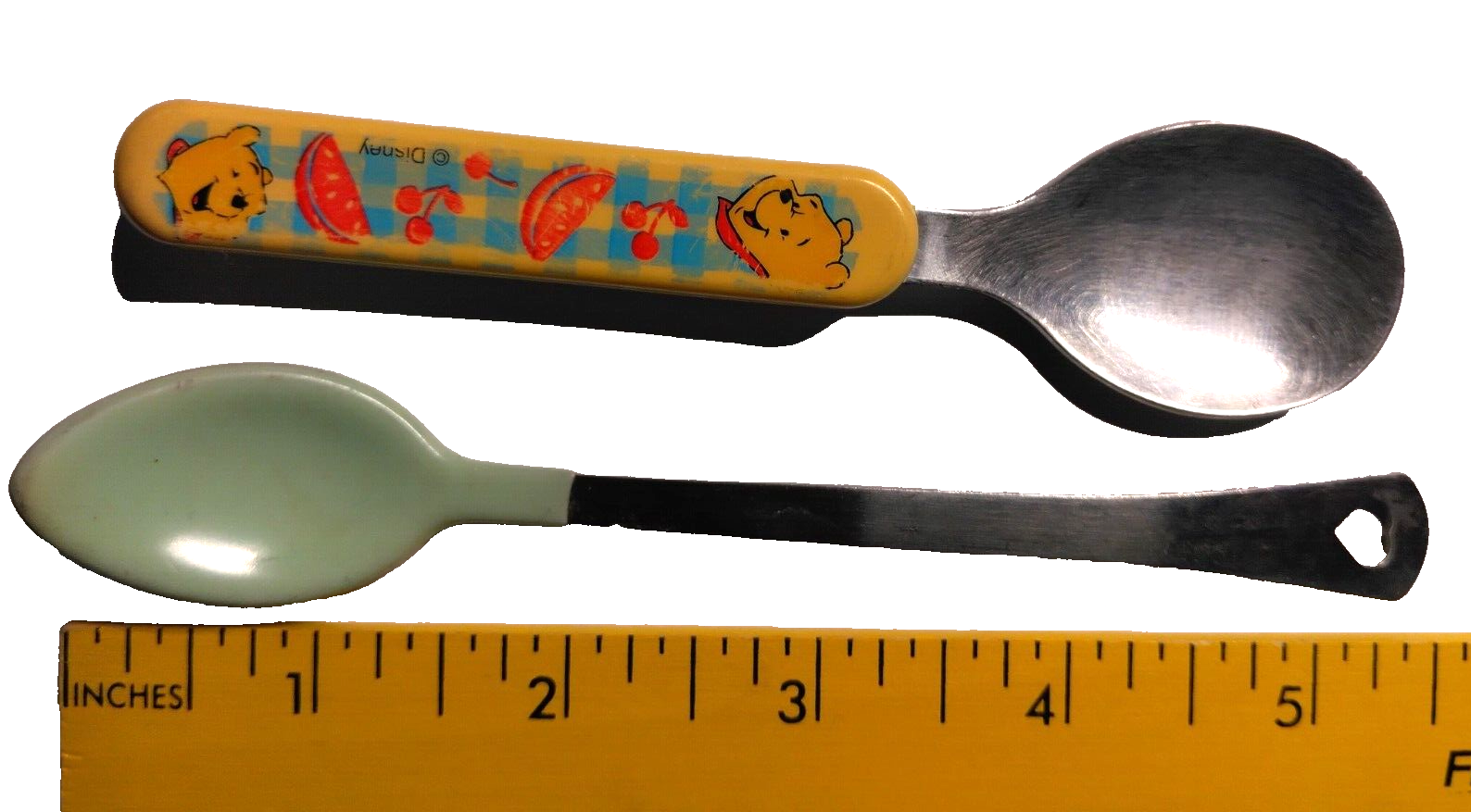 Vintage Baby Toddler First Years Spoons Winnie The Pooh & 2005 Munchkin Spoon - £10.35 GBP