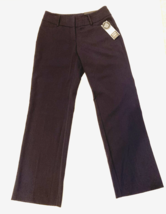 Apt. 9 Pants Womens 2 Navy Blue Curvy Trouser Work Dressy Straight Wide Leg NEW - £8.97 GBP