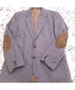 Circle S Ranch sz 42R jacket blazer Sportcoat Plaid brown western Elbow ... - $80.65 CAD