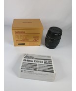 SIGMA MINIZOOM Macro ASPHERICAL Zoom Lens 28-80mm f/3.5 Pentax Original Box - $26.99