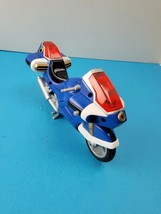 Action Figure Power Rangers Blue Motorcycle Bandai 1999 Collectible Toy FreeShip - $17.85