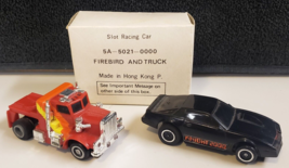 Kitt Knight Rider 2000 Firebird Semitruck Cut Off Challenge 1981 Ideal Slot Cars - £62.68 GBP