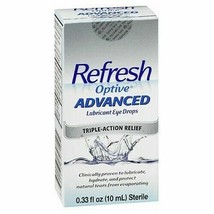 Refresh Optive Advanced Eye Drops 10mL Exp 12/2025+2026+ - $11.87
