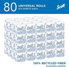 80 Rolls Scott Soft Toilet Paper 473 Sheets 2Ply No Clog Septic Safe Bul... - $1,109.52 MXN