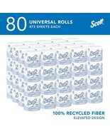 80 Rolls Scott Soft Toilet Paper 473 Sheets 2Ply No Clog Septic Safe Bul... - $59.39