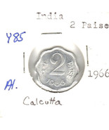 India  2 Paise, Aluminum, 1966, KM 85 - €1,31 EUR