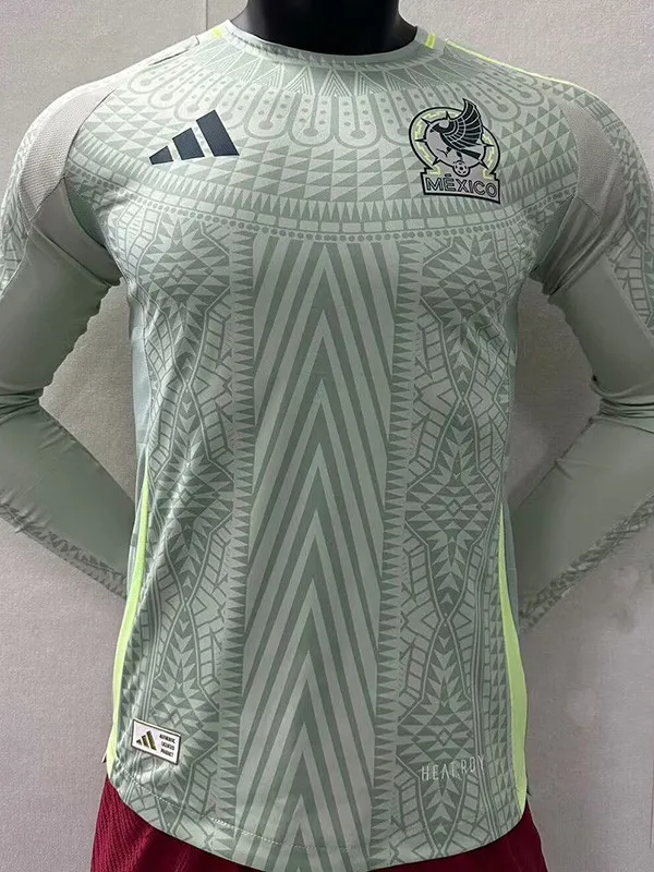 24-25 Mexico Away Long Sleeve Player Version Soccer Jersey - $99.99