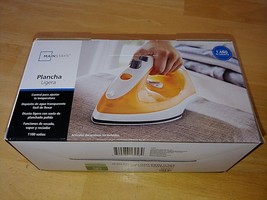 MAINSTAYS LIGHTWEIGHT ORANGE/WHITE IRON-ADJUSTABLE CONTROL-DRY/STEAM-IN ... - $214.95 MXN