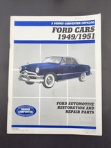 Ford Cars 1949 1951 Restoration Parts Catalog 19C July 1993 Vintage - $28.04