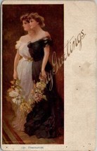 Birthday Greetings The Debutantes Beautiful Ladies Postcard W6 - £5.51 GBP