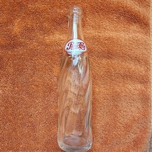 Vintage Pepsi-Cola 10 fl oz Clear Swirl Glass Bottle (Empty) Pop Soda - $9.49