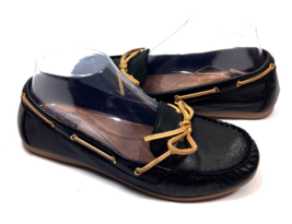 MIZ MOOZ  LEATHER SLIP ON MOCCASINS  BLACK 37EU / 7US NEW # T -262 - $39.95