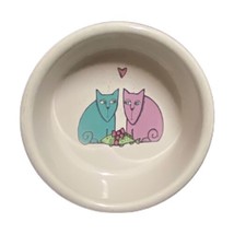KITTY LOVE Ursula Dodge Pet Bowl Signature Housewares Cat Food Water Kit... - $17.82