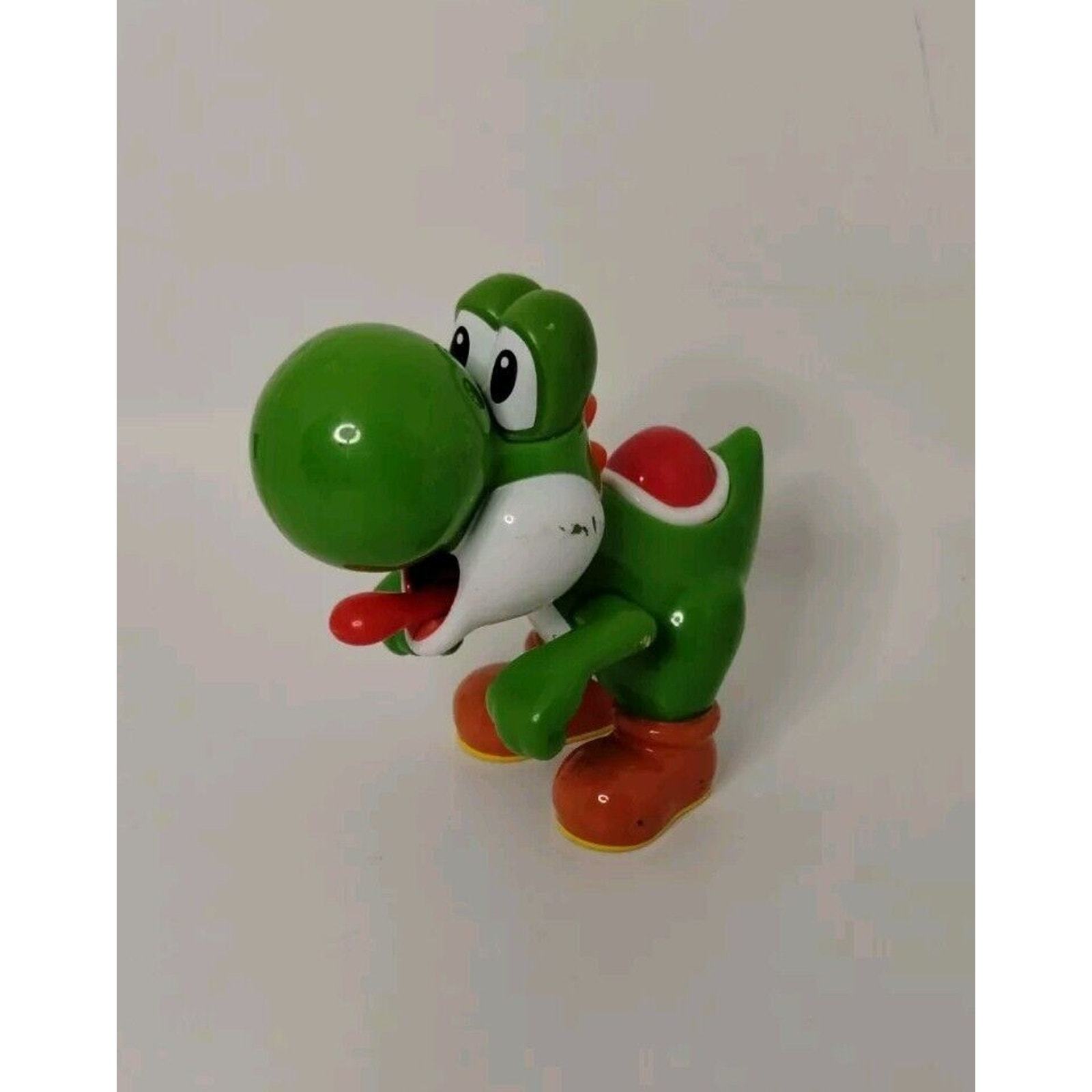 McDonalds Yoshi Super Mario Happy Meal Toy 2 Nintendo 2017 Tongue Sticking Out - $3.75