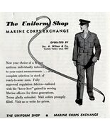 The Uniform Shop Marine Corps Exchange 1958 Advertisement Military DWEE11 - $360.56 MXN
