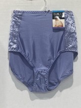 BALI Double Support Silky Soft Brief Panties Visteria Blue Size 9/2XL NWT - £6.00 GBP