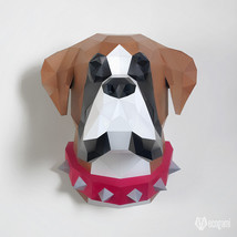 Boxer papercraft template - $10.00