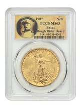 1907 $20 Saint PCGS MS63 - $3,361.05