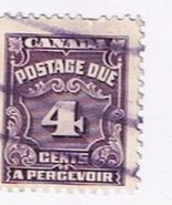 Stamps Canada J17 Postage Due 4c Purple 1930 - $1.36