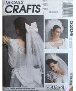 McCalls Sewing Pattern 5204 Wedding Bridal Veils UNCUT Alicyn Exclusive - $8.41