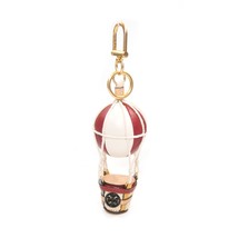 Tory Burch Origami Hot Air Balloon 3D Leather Large Bag Charm Keychain NWT - £108.36 GBP