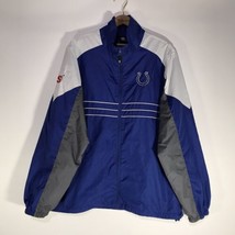 Reebok Indianapolis Colts SI Windbreaker Jacket Large NFL Team Apparel Football - £15.84 GBP