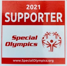 Special Olympics Supporter Refrigerator Magnet 2021 Athletics Red White E55 - £11.26 GBP