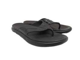 Sperry Men&#39;s Windward Float Thong Flip-Flop Sandals Black/Black Size 13M - £27.94 GBP