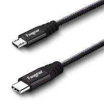 Usb C To Micro Usb Cable 1M Nylon Braided Type C To Micro Usb Cord Compatible Wi - £12.14 GBP