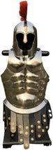 NauticalMart Roman Muscle Armor Cuirass Set w/Helmet Silver - £167.83 GBP