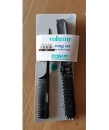 Conair Foldable Teasing Comb &amp; Foldable Teasing Hair Brush - 2 pc - £7.13 GBP