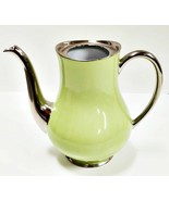 Haviland Limoges Laque De Chine Platinum Rim - Pistache Large Teapot No Lid - $1,957.26 MXN