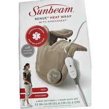 Sunbeam Renue Heat Wrap with 4 Heat Settings and Push Button Controller, Tan New - £21.52 GBP