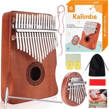 General-Use Kalimba Thumb Piano And Finger Instrument Set, 17 Keys. - £31.50 GBP