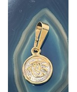 14K Yellow And White Gold Chinese Oriental Pendant - .5G - Not Scrap - $135.81 CAD