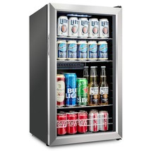 Ivation 126 Can Beverage Refrigerator | Freestanding Ultra Cool Mini Drink Fridg - $433.99