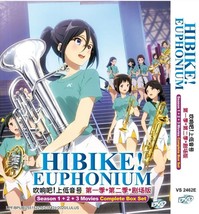 Anime DVD Hibike ! Euphonium Season 1 + 2 + 3 Movies Complete Box Set - £19.74 GBP