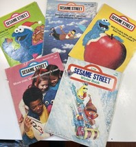 Sesame Street Magazine Lot 1975 1976 Bert Ernie Cookie Monster Grover Vtg 70s - £16.00 GBP