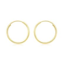 Carissima Gold 9 ct Yellow Gold 18 mm Hoop Earrings  - $242.00