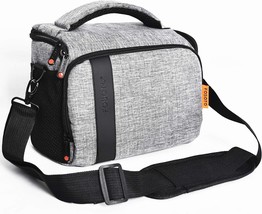 Fosoto Compact Slr/Dslr Stylish Camera Bag Case Compatible For Nikon P900, Gray - $38.99