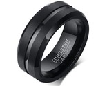 Male punk vintage wedding jewelry high polished brushed tungsten carbide rings for thumb155 crop