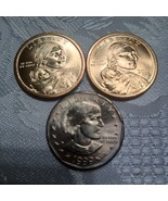 1999-D Susan B Anthony &amp; 2000- P&amp;D Sacagawea Dollars From Rolls - $6.00