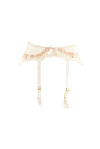 AGENT PROVOCATEUR Femmes Porte-Jarretelles Luxe Blanche Taille S - £78.85 GBP