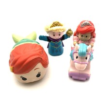 Toddler Toy Lot Little People Elsa, Klip Klop Ariel &amp; Ariel Tsum Tsum - £8.79 GBP