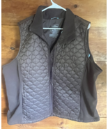 LL Bean Puffer Vest Mens 3X Brown Full Zip Thinsulate Pockets Light Weight - €35,13 EUR