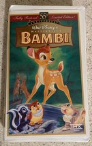 Vintage Bambi VHS 55th Anniversary Walt Disney’s Masterpiece Limited Edition - £3.84 GBP