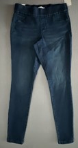 Nine West Jegging Womens Size 4 Blue Mid Rise Skinny Stretch Pull On slim hip - $15.99